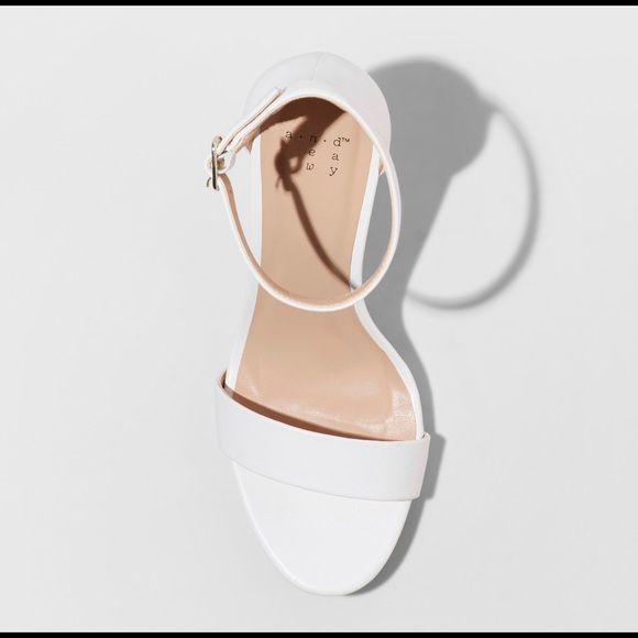 A New Day Myla Stiletto Pump White Heel NWT sz 10 - Picture 3 of 5